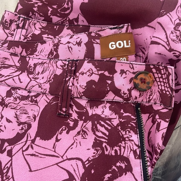 KISSING FACES CHINO PANT - PINK by GOLF WANG - Picture 3 of 5